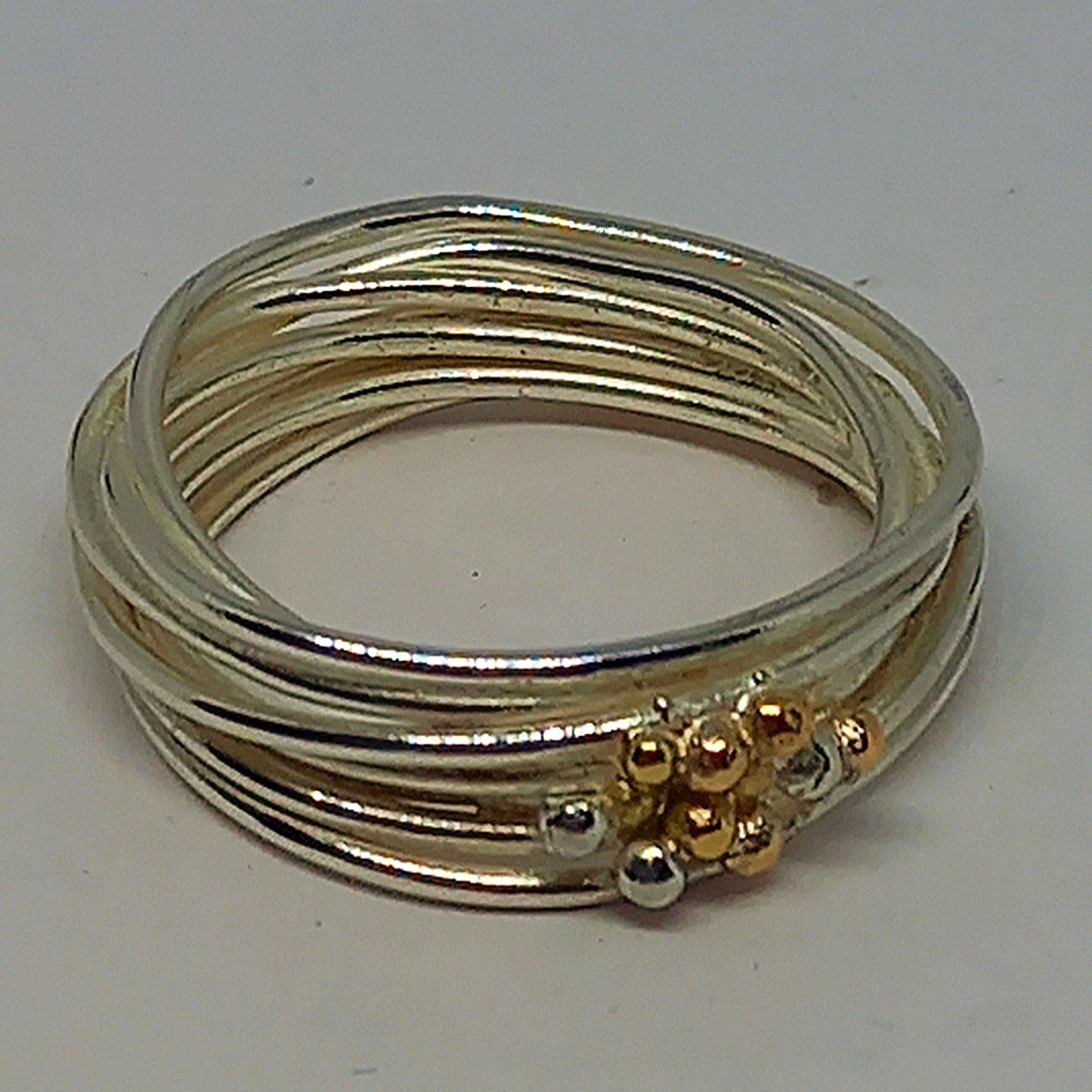 Fine Silver Spaggeti Ring