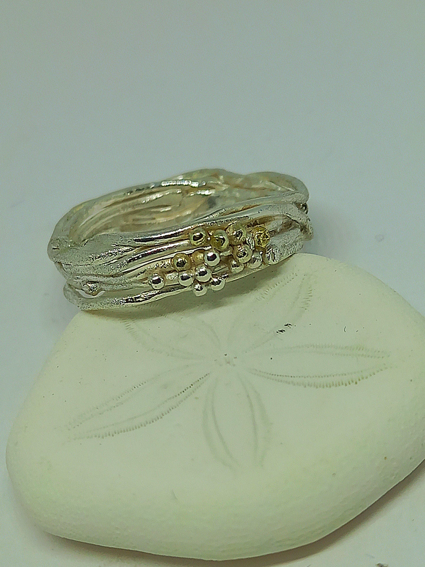 Fine Silver Spaggeti Ring