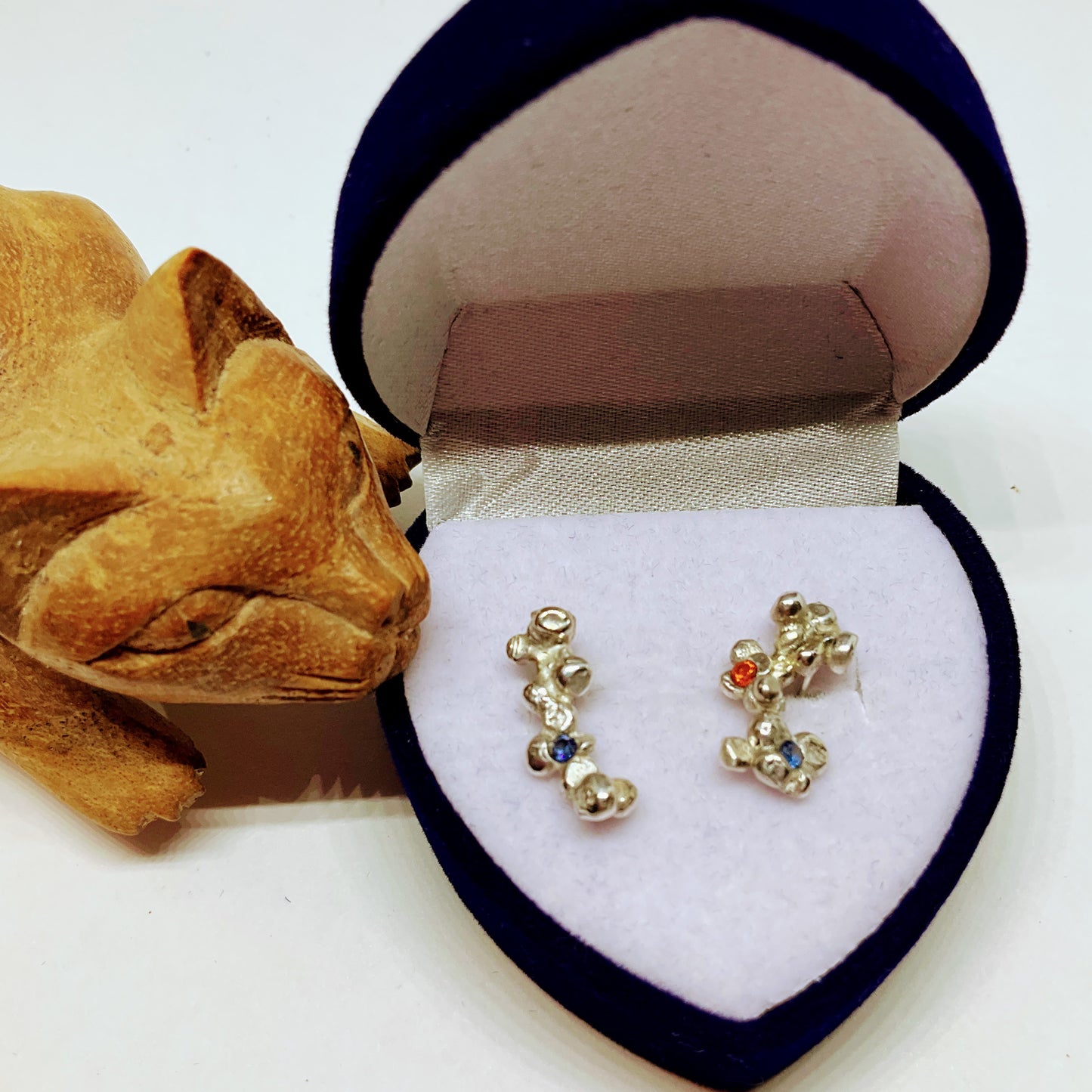 Sterling Silver and Cubic Zirconia Ear Cuffs.