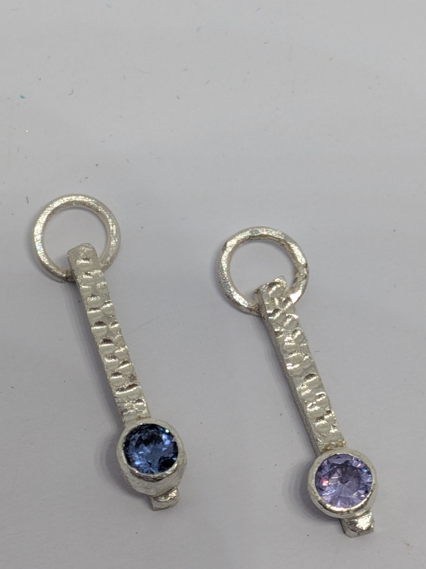 Drop Earrings with Cubic Zirconia Setting