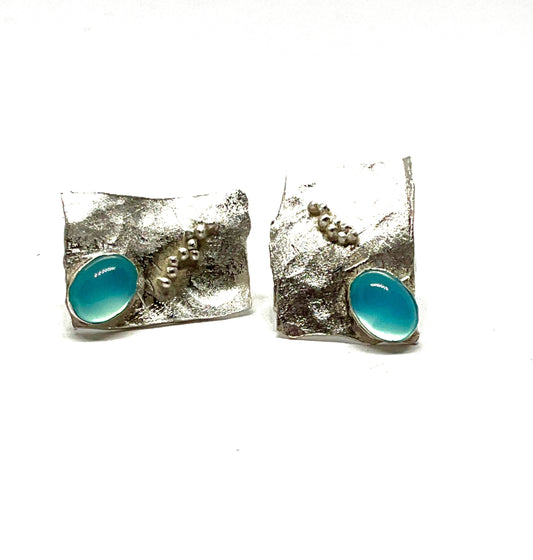 Fine Silver Ear Studs