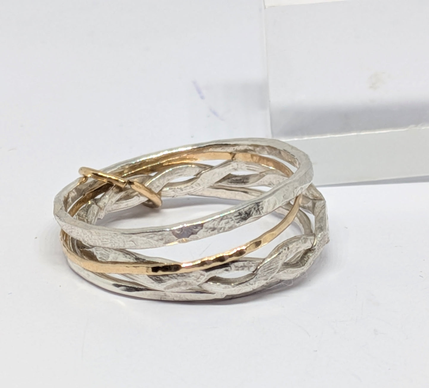 Silver and Gold Stacking Rings