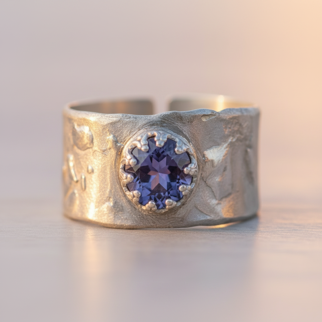 Tanzanite Ring Lightened Ad